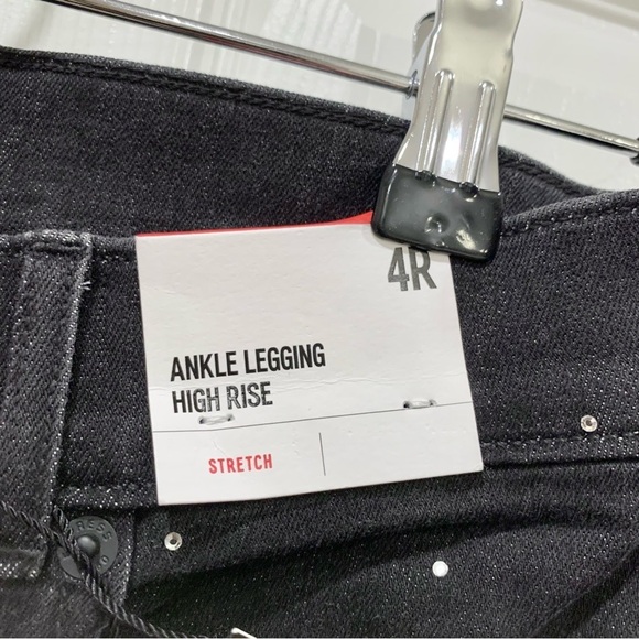 Express Grey Crystal Rhinestone Embellished Skinny Jeans Denim Ankle Leggings - Picture 5 of 6